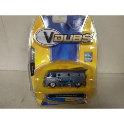 VOLKSWAGEN T1 1962 BUS GREY TORPEDO V-DUBS 1:64 JADA