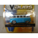 VOLKSWAGEN T1 1962 BUS WHITE/BLUE SURF V-DUBS 1:64 JADA