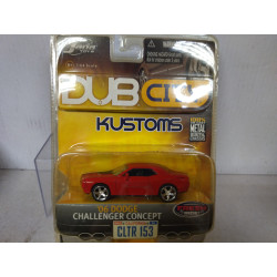 DODGE CHALLENGER 2006 CONCEPT RED/BLACK DUB CITY KUSTOMS 1:64 JADA