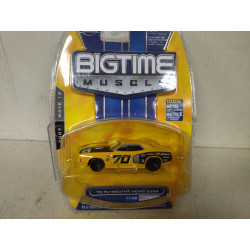 PLYMOUTH HEMI CUDA 1970 YELLOW n70 BIGTIME MUSCLE 1:64 JADA
