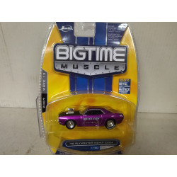 PLYMOUTH HEMI CUDA 1970 PURPLE KILLER FISH BIGTIME MUSCLE 1:64 JADA
