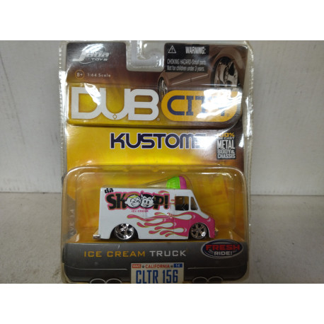 FOODTRUCK ICE CREAM TRUCK DA SKOOPI DUB CITY KUSTOMS 1:64 JADA