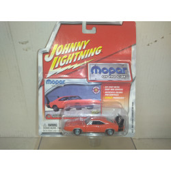 DODGE CHARGER DAYTONA 1969 ORANGE MOPAR OR NO CAR 1:64 JOHNNY LIGHTNING