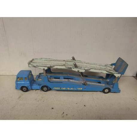 BEDFORD CAR TRANSPORTER BLUE CORGI MAJOR NO BOX