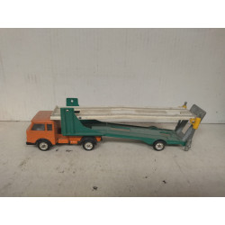LANCIA ESADELTA PORTAUTO CAR TRANSPORTER 1:66/apx 1:64 PENNY NO BOX DEFECT