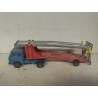 LANCIA ESADELTA BLUE PORTAUTO CAR TRANSPORTER 1:66/apx 1:64 PENNY NO BOX SUCIO