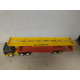 MERCEDES-BENZ CAR TRANSPORTER TRUCK YELLOW/BLACK 1:55/apx 1:64 SIKU NO BOX