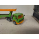 MERCEDES-BENZ SK CAR TRANSPORTER TRUCK GREEN 1:55/apx 1:64 SIKU 3112 NO BOX