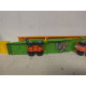 MERCEDES-BENZ SK CAR TRANSPORTER TRUCK GREEN 1:55/apx 1:64 SIKU 3112 NO BOX