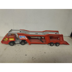 CAR TRANSPORTER/AUTO TRANSPORT RED SUPER KINGS K-10 /apx 1:64 MATCHBOX NO BOX