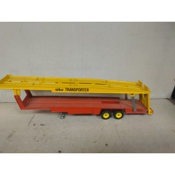 REMOLQUE/TRAILER CAR TRANSPORTER 1:55/apx 1:64 SIKU NO BOX