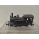 LOCOMOTORA NEGRA ARTESANAL ESTATICO (5) 1:87 H0 SUCIO/DESGUACE