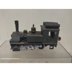 LOCOMOTORA VAPOR 34 ARTESANAL ESTATICO DESGUACE 1:87 H0
