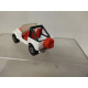 JEEP CJ-7 WHITE & RED 1:64 HOT WHEELS MALAYSIA NO BOX
