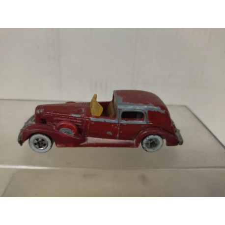 CLASSIC CADDY ´35 (CADILLAC SERIE 355) RED 1:64 HOT WHEELS HONG KONG NO BOX