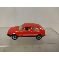 VOLKSWAGEN GOLF 2 GTi RED 1:64 HOT WHEELS NO BOX