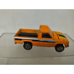 TOYOTA PICKUP (HILUX) 4X4 ORANGE 1:56/apx 1:64 MAJORETTE 293 NO BOX