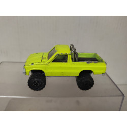 TOYOTA PICKUP (HILUX) 4X4 BIG LEMON/GREEN 1:56/apx 1:64 MAJORETTE 293 NO BOX