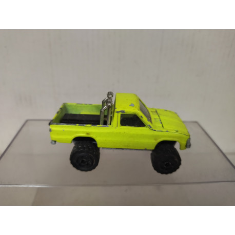 TOYOTA PICKUP (HILUX) 4X4 BIG LEMON/GREEN 1:56/apx 1:64 MAJORETTE 293 NO BOX