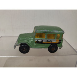 TOYOTA LAND CRUISER J40 GREEN (2) 1:53/apx 1:64 MAJORETTE 277 NO BOX
