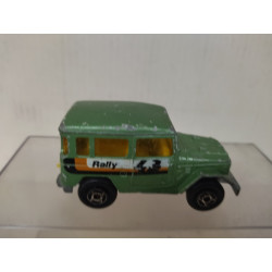 TOYOTA LAND CRUISER J40 GREEN (3) 1:53/apx 1:64 MAJORETTE 277 NO BOX
