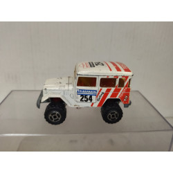 TOYOTA LAND CRUISER J40 RALLY PARIS DAKAR 1:53/apx 1:64 MAJORETTE 277 NO BOX