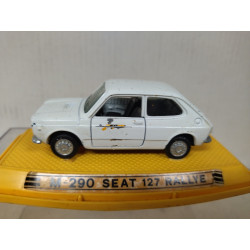 SEAT 127 RALLYE BLANCO 1:43 PILEN M-290 VINTAGE ORIGINAL