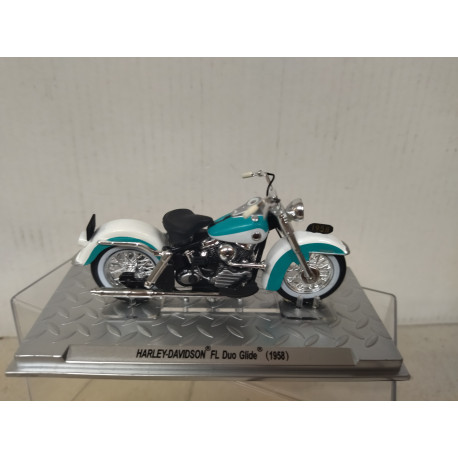 HARLEY-DAVIDSON 1958 FL DUO GLIDE MOTO/BIKE 1:24 ALTAYA IXO