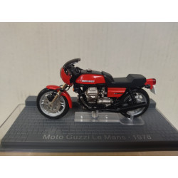 MOTO GUZZI LE MANS 1978 RED CLASSIC MOTO/BIKE 1:24 ALTAYA IXO