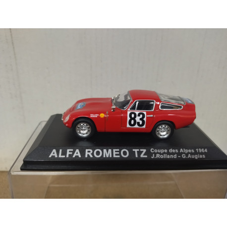 ALFA ROMEO TZ 1964 RALLY COUPE DES ALPES ROLLAND 1:43 ALTAYA IXO