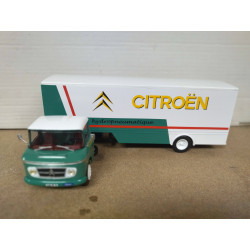 CITROEN TYPE 55 HEULIEZ 1962 CITROEN TRUCK TRAILER 1:43 ALTAYA IXO NO CARTON BOX