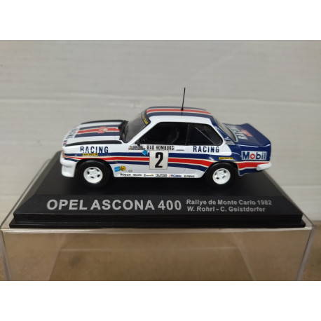 OPEL ASCONA B 400 1982 RALLY MONTE CARLO ROHRL 1:43 ALTAYA IXO