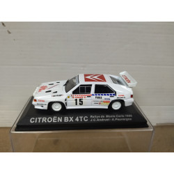 CITROEN BX 4TC 1986 RALLY MONTE CARLO J.C.ANDRUET 1:43 ALTAYA IXO