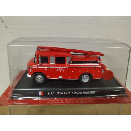 CITROEN TYPE 46 1970 CD DROUVILLE FPT FIRE 1:57 DelPRADO
