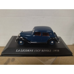 LA LICORNE 11CV RIVOLI 1938 AUTREFOIS 1:43 ALTAYA IXO