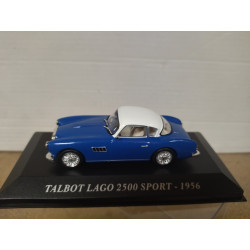 TALBOT LAGO 2500 SPORT 1956 BLUE/WHITE AUTREFOIS 1:43 ALTAYA IXO