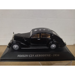 VOISIN C25 1934 AERODYNE BLACK AUTREFOIS 1:43 ALTAYA IXO