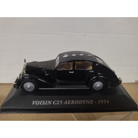VOISIN C25 1934 AERODYNE BLACK AUTREFOIS 1:43 ALTAYA IXO