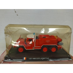 ACMAT CCFL 6X6 1985 FRANCE FIRE/POMPIERS/BOMBEROS 1:57 DelPRADO BOX