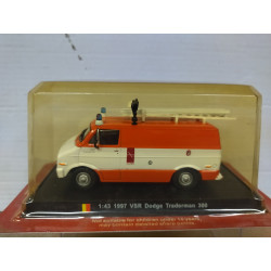 DODGE TRADERMAN 300 VSR 1997 BELGIQUE FIRE/BOMBEROS/POMPIERS 1:43 DelPRADO BOX