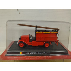 CHEVROLET SERIE AC 1929 MOUSCRON FIRE/POMPIERS 1:50 DelPRADO BOX