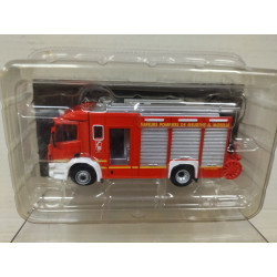SCANIA POMPE TONNE 2003 MOSELLE FIRE/BOMBEROS/POMPIERS 1:64 DelPRADO BOX