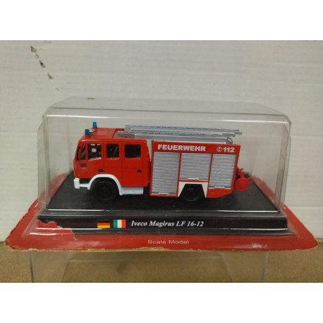 IVECO MAGIRUS LF 16-12 FIRE/POMPIERS 1:64 DelPRADO BOX