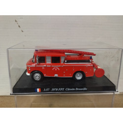 CITROEN TYPE 46 1970 CD DROUVILLE FPT FIRE 1:57 DelPRADO URNA NO ORIGINAL