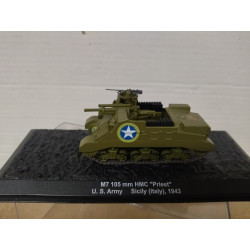 M7 105mm HMC PRIEST 1943 SICILY US ARMY WW 2 1:72 ALTAYA IXO