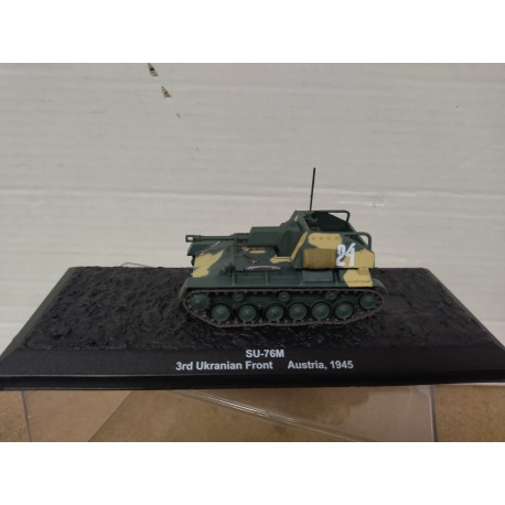 SU-76M 1945 3rd UKRANIAN FRONT USSR-URSS WW 2 1:72 ALTAYA IXO