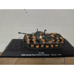 PT-76B TANK 1993 336th GUARDS NAVAL INF BRIG RUSSIA 1:72 ALTAYA IXO