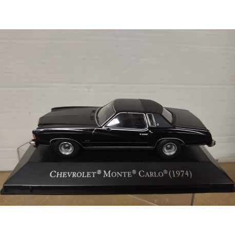 CHEVROLET MONTE CARLO 1974 AMERICAN CARS 1:43 ALTAYA IXO DEFECT/NO RETRO BOX ROTA