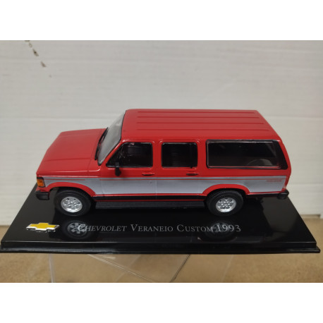 CHEVROLET VERANEIO 1993 CUSTOM RED CHV 15 BRASIL 1:43 SALVAT IXO