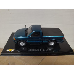 CHEVROLET S-10 1995 PICK-UP BLUE (ISUZU HOMBRE) CHV 22 BRASIL 1:43 SALVAT IXO